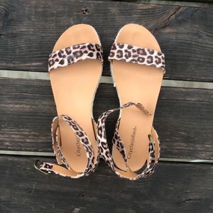 Leopard Sandals
